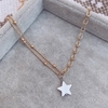 Collar Premm Star Gold - Acero Dorado A18.F - Tienda Mercado Persa