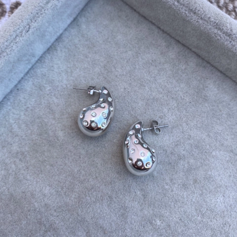 Aros Gota Shine - Acero quirúrgico + Acerado W19.C - comprar online