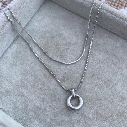 Collar Doble Chunkey - Acero quirúrgico G3 bis - comprar online