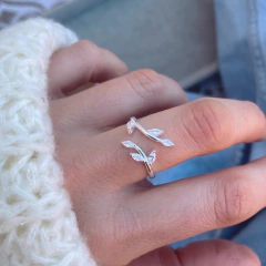 Anillo Hiedra Cubic Regulable - Plata 925 Y21.F en internet