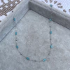 Collar Canutillos Verde agua - Acero quirúrgico G6 bis C - comprar online