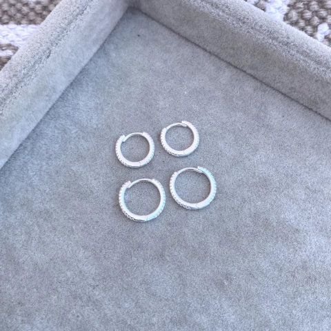 Aros Rocku Slim - Plata 925 W10 - comprar online