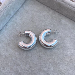 Aros Chunky Lines - Acero Quirúrgico + Acerado G8 bis - comprar online