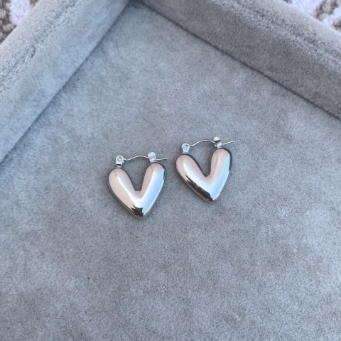 Aros Trendy Heart - Acero quirúrgico G8.bis - comprar online