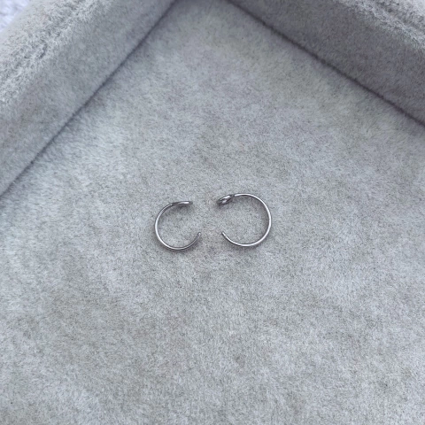 Aro Tini a Presión - Labio o nariz - Acero quirúrgico A12.X.Y