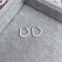 Aros Corazón Mini Dots- Plata 925 W14.G - comprar online