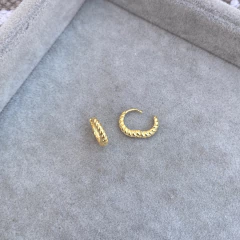 Aros Rumen Gold - Plata 925 bañada en Oro W10 - comprar online