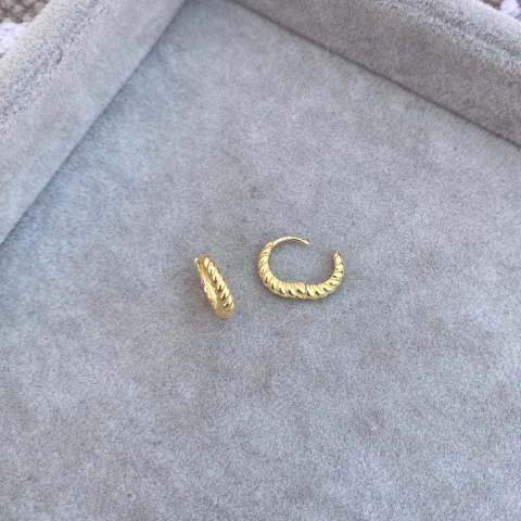 Aros Rumen Gold - Plata 925 bañada en Oro W10 - comprar online