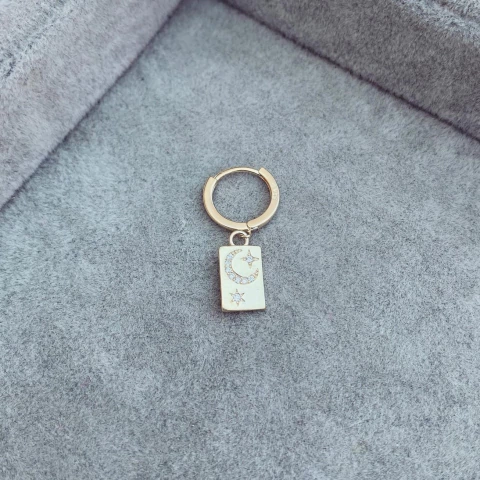 Aro Chapita Universo Gold - Plata 925 bañada en oro W12.G