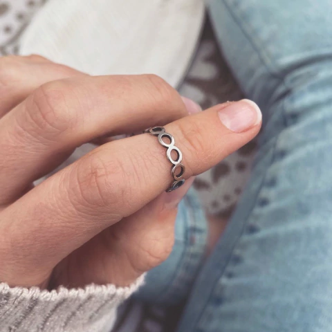 Anillo Falange Redon- Acero Quirúrgico W18.F