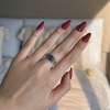 Anillo Bangy Lapislázuli - Alpaca de la India + Piedra natural G3.bis - comprar online