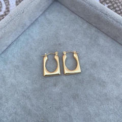 Aros Nanny Gold - Acero dorado R5 - comprar online