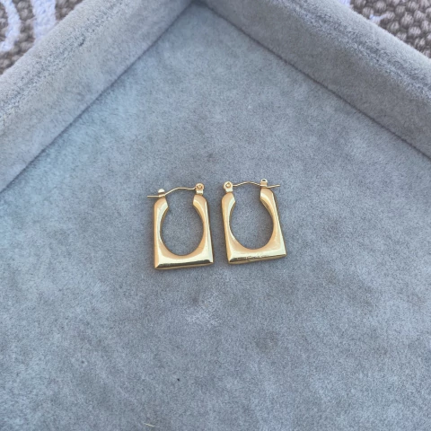 Aros Nanny Gold - Acero dorado R5 - comprar online