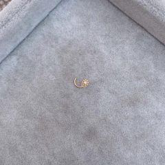 Piercing nariz Flowery gold - Acero Dorado M34.K - comprar online