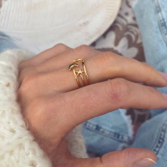 Anillo The Night Gold - Acero Dorado Z15 en internet