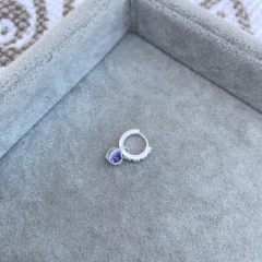 Imagen de Aro Susan Lila - Plata 925 X9.G