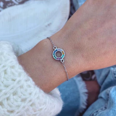Pulsera Circulo Rainbow - Acero quirúrgico + Acerado R6 - comprar online