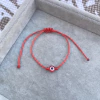 Pulsera Ojito Basic Full Roja Hilo - C10.bis