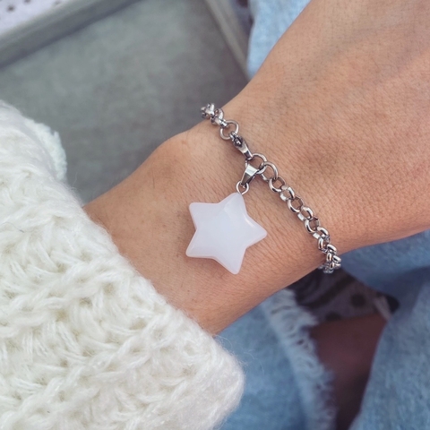 Pulsera Estrella Stone - Acero quirúrgico D5 bis - comprar online