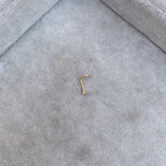 Piercing Nariz strass Engarzado Gold - Acero Dorado Y21.A en internet