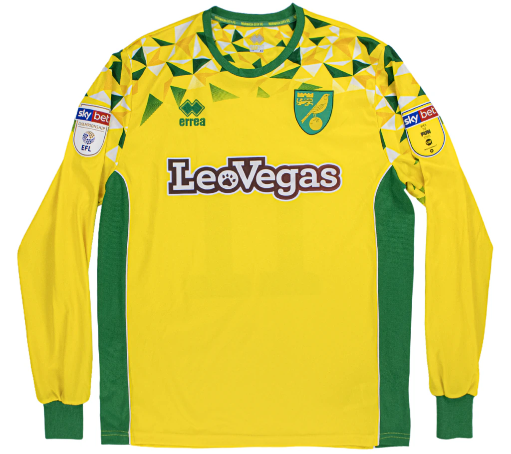 Camisa Titular Norwich City 2018/19 (2/5)