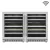 Conjunto com 2 Adegas 45 Garrafas Dual Zone Built-In Connect 220V Elettromec CV-2BI-45-XV-2ATC - comprar online