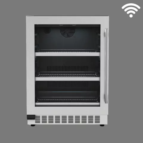 Beer Center 135 Litros Built-In Connect Abertura para Esquerda 220V Elettromec BC-BI-145-XV-2VPB