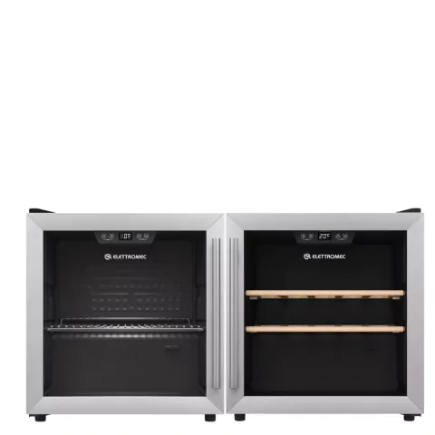 Conjunto com Adega 14 Garrafas e Frigobar 40 litros Elettromec 220V