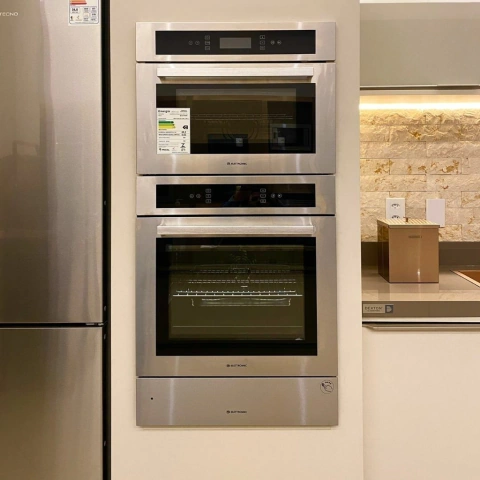 Conjunto Sole Elettromec Inox 220V com Forno, Micro-ondas e Gaveta Aquecida