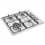 Cooktop a Gás 58CM 4 Bocas Inox com Trempes em Ferro Fundido Tramontina 94701214 - comprar online