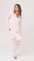 PIJAMA SEDITA RAYADO ROSA