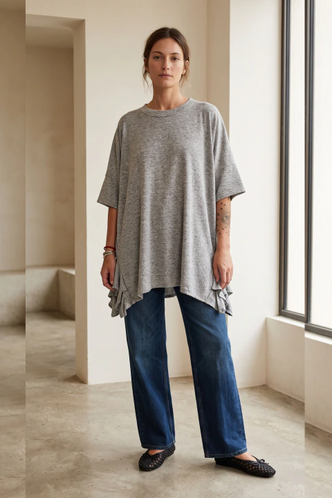 sweater grey long
