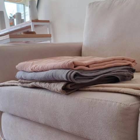 Manta Rustica de Gasa 150x200