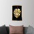 Quadro Decorativo Folha costela de Adão dourada