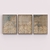 Folhas Texturizadas - Trio - Los Quadros | Quadros para sua decoração