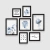 Kit 7 Quadros Decorativos Home Sweet Home