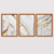 Abstrato Dourado Liquid - Trio na internet