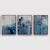 Abstrato Azul - Trio - comprar online