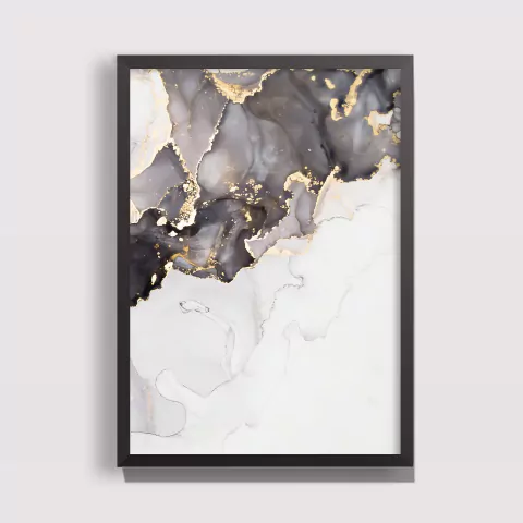 Abstrato Dourado e Preto ll