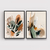 Abstrato Cores Folhagem - Duo