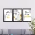Conjunto Kit 3 Quadros Antes De Tudo Fé E Gratidão