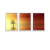Conjunto Kit 3 Quadros Isolada Ao Pôr do Sol - Los Quadros | Quadros para sua decoração