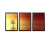 Conjunto Kit 3 Quadros Isolada Ao Pôr do Sol na internet