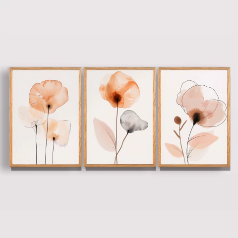 Floral Aquarela - Trio - loja online