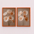 Flores Bege - Duo - Los Quadros | Quadros para sua decoração