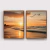 Por do Sol Mar II - Duo - Los Quadros | Quadros para sua decoração