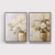 Vasos de flores brancas pintadas - Duo - comprar online