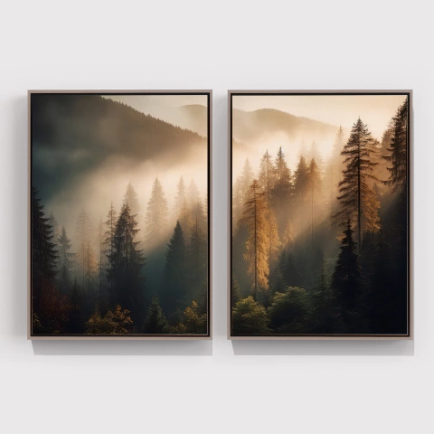 Paisagem Montanhosa - Duo - Los Quadros | Quadros para sua decoração