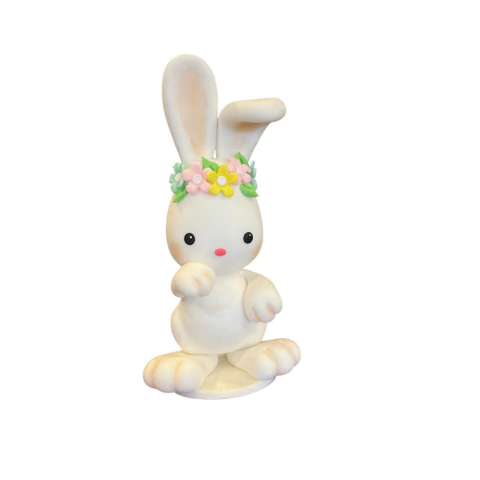 ADORNO PORCELANA CONEJO BLANCO