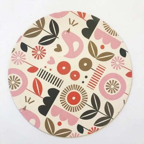 PLATOS DE SITIO DE PAPEL RETRO GARDEN x 20